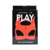 Bound to Play Kitty Cat Face Mask Red