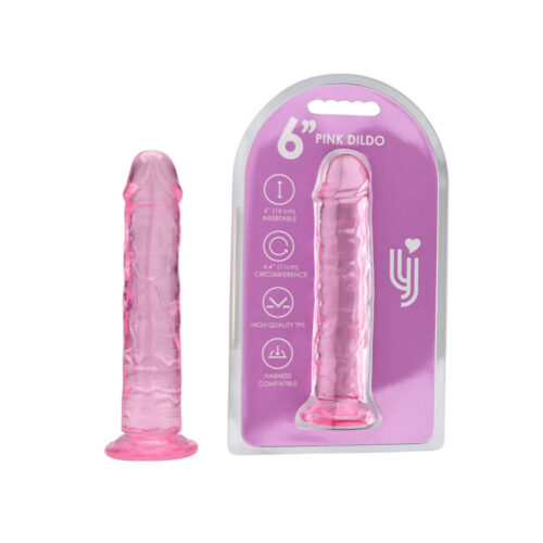 n12302-loving-joy-6-inch-suction-cup-dildo-pink-duo Loving Joy 6 Inch Suction Cup Dildo Pink