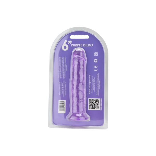 Loving Joy 6 Inch Suction Cup Dildo Purple