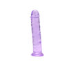 Loving Joy 7.5 Inch Suction Cup Dildo Purple