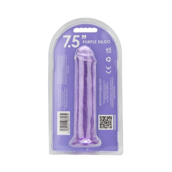 Loving Joy 7.5 Inch Suction Cup Dildo Purple