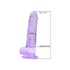 n12311-loving-joy-7-inch-dildo-with-balls-pink-measurments Loving Joy 7 Inch Dildo with Balls Purple