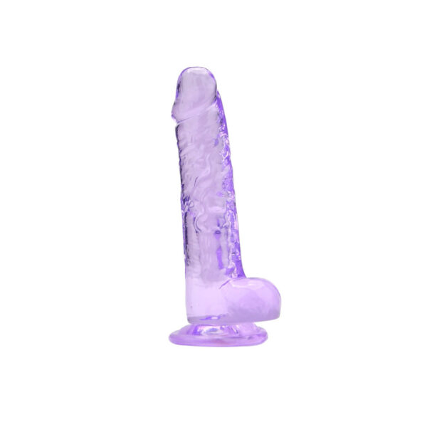 n12312-loving-joy-7-inch-dildo-with-balls-purple Loving Joy 7 Inch Dildo with Balls Purple