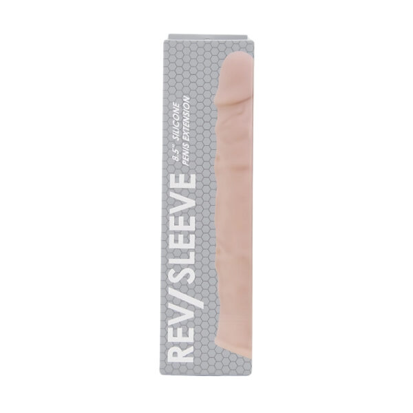 Rev-Sleeves 8.5 Inch Realistic Silicone Penis Extension Sleeve
