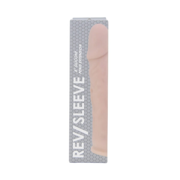 Rev-Sleeves 8 Inch Realistic Silicone Penis Extension Sleeve