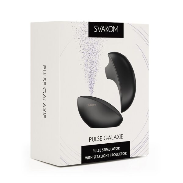 Svakom Galaxie Suction Vibrator with Mood Projector Midnight Black