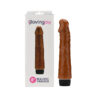 Loving Joy 8 inch Realistic Vibrator Brown
