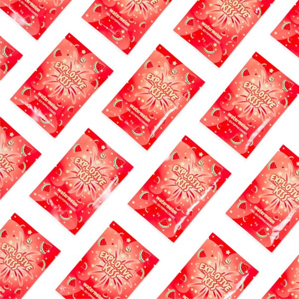 Explosive Kiss Popping Candies Watermelon Flavour