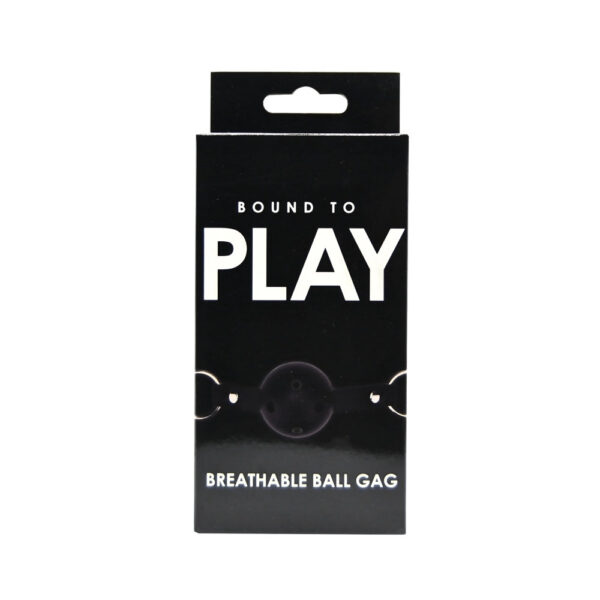 n12447-bound-to-play-breathable-ball-gag-black-pkg Bound to Play Breathable Ball Gag Black