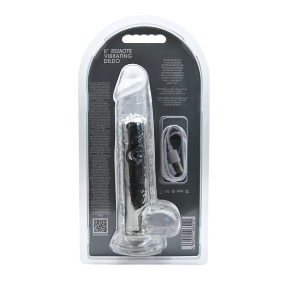 Loving Joy 8 Inch Remote Vibrating Dildo