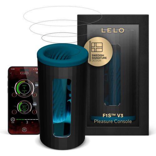 LELO F1S V3 AI Interactive Male Masturbator Blue