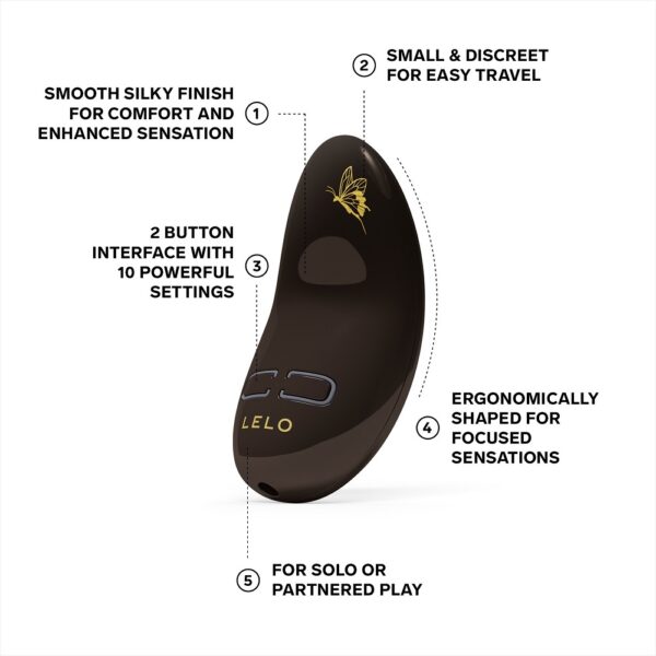 LELO Nea 3 Clitoral Massager Black