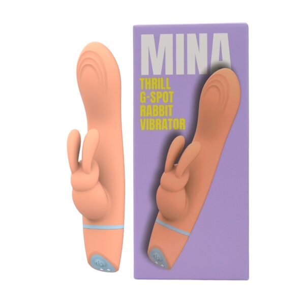 n12559-mina-thrill-g-spot-rabbit-vibrator-pkg-side-by-side Mina Thrill G-Spot Rabbit Vibrator