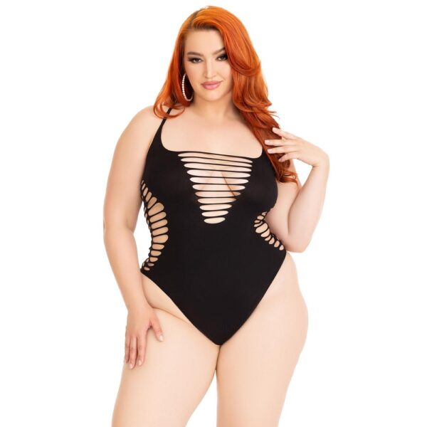 n12605-leg-avenue-shredded-thong-bodysuit-black-ps-1 Leg Avenue Shredded Thong Bodysuit Black Plus Size
