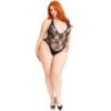 n12608-leg-avenue-floral-lace-deepv-teddy-ps-6 Leg Avenue Floral Lace Deep-V Teddy Plus Size