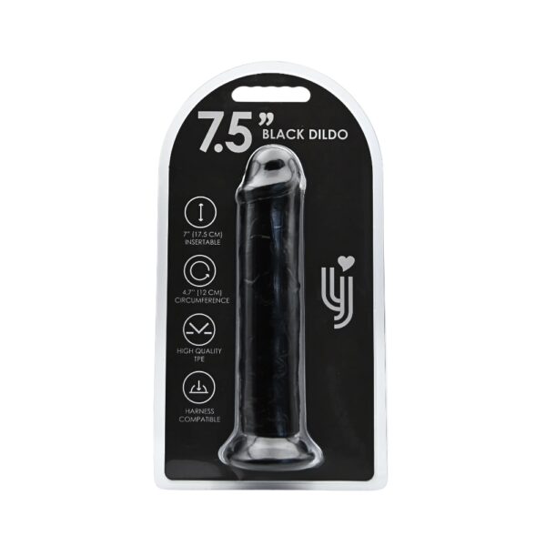 n12624-loving-joy-7-5-inch-suction-cup-dildo-black-3 Loving Joy 7.5 Inch Suction Cup Dildo Black