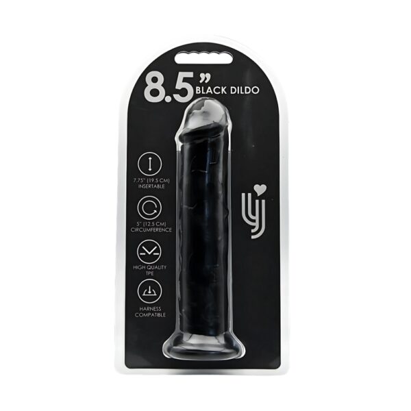 Loving Joy 8.5 Inch Suction Cup Dildo Black