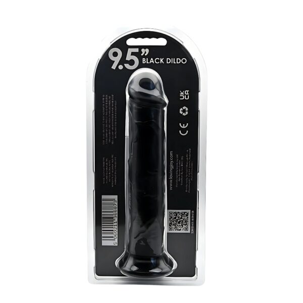 Loving Joy 9.5 Inch Suction Cup Dildo Black
