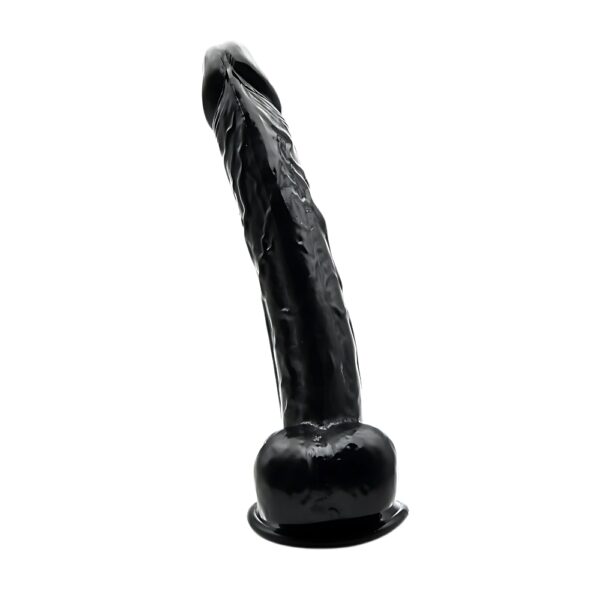 n12631-loving-joy-11-inch-dildo-with-balls-black-3 Loving Joy 11 Inch Dildo with Balls Black