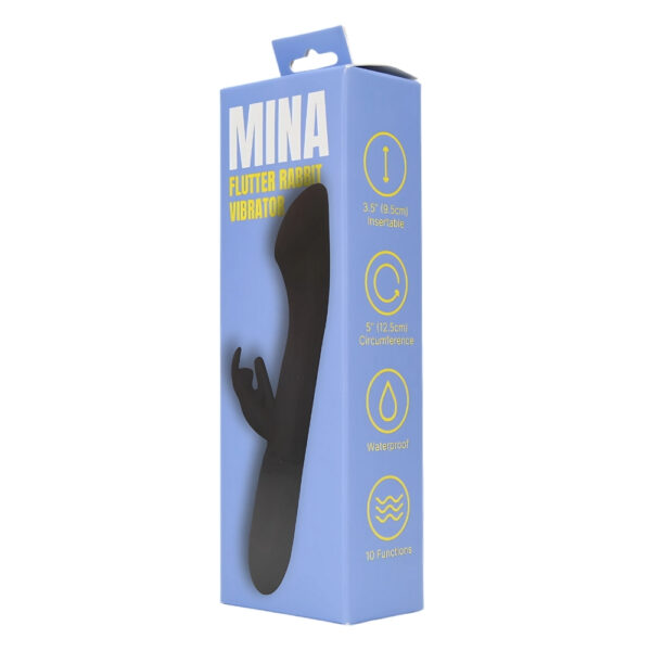 n12706-mina-flutter-rabbit-vibrator-pkg-2-hr Mina Flutter Rabbit Vibrator