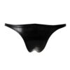 C4M Brazilian Brief Black Leatherette