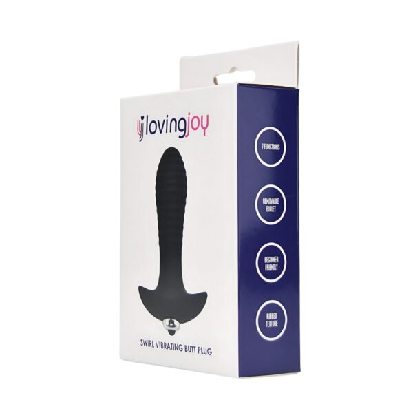 Loving Joy Swirl 7 Function Vibrating Butt Plug