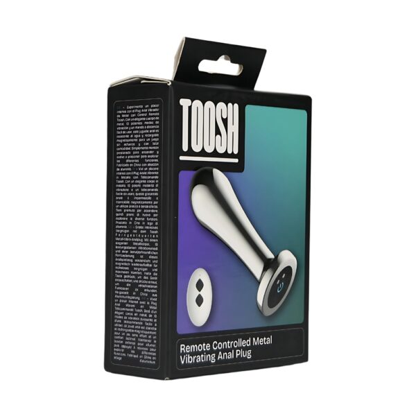 n12786-toosh-remote-controlled-metal-vibrating-anal-plug-pkg-1 Toosh Remote Controlled Metal Vibrating Anal Plug