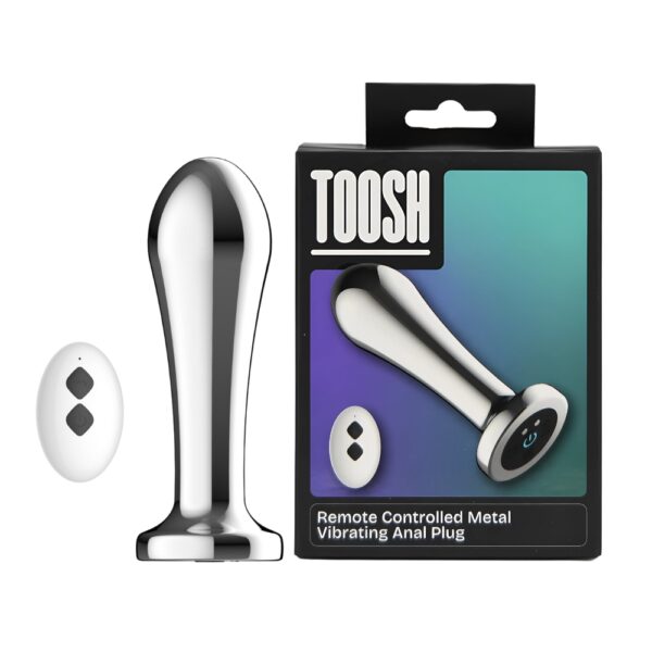n12786-toosh-remote-controlled-metal-vibrating-anal-plug-pkg-both Toosh Remote Controlled Metal Vibrating Anal Plug