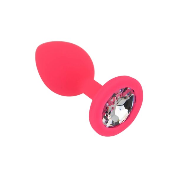 Toosh Pink Silicone Butt Plug Small
