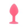 Toosh Pink Silicone Butt Plug Medium