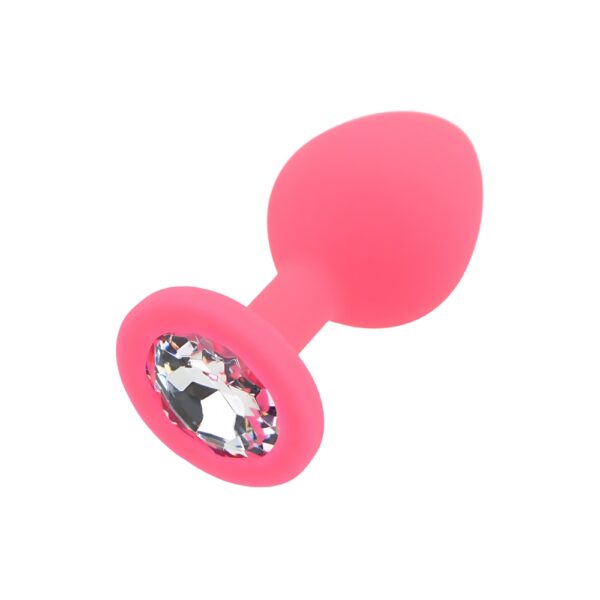 n12806-toosh-pink-silicone-butt-plug-medium-4 Toosh Pink Silicone Butt Plug Medium