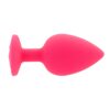Toosh Pink Silicone Butt Plug Large