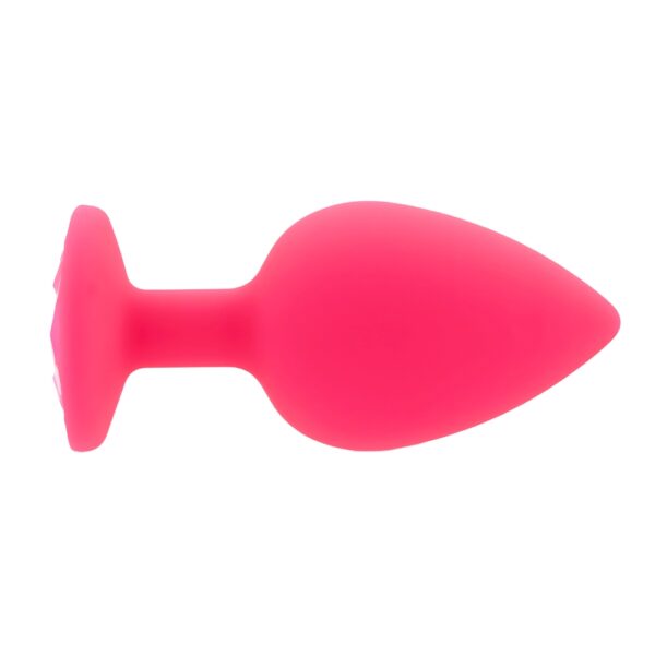 Toosh Pink Silicone Butt Plug Large
