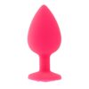Toosh Pink Silicone Butt Plug Large