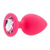 Toosh Pink Silicone Butt Plug Large