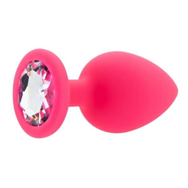 Toosh Pink Silicone Butt Plug Large