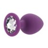 Toosh Purple Silicone Butt Plug Large