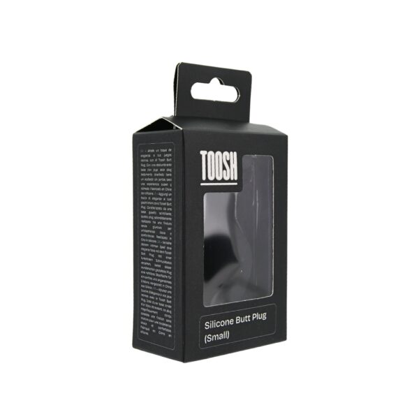 Toosh Black Silicone Butt Plug Small