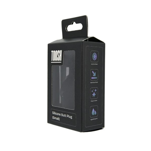 Toosh Black Silicone Butt Plug Small