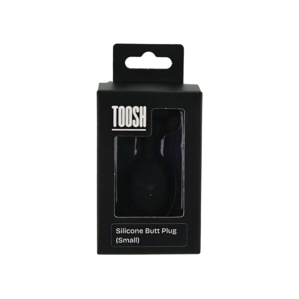 Toosh Black Silicone Butt Plug Small