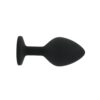 Toosh Black Silicone Butt Plug Medium
