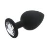 Toosh Black Silicone Butt Plug Large