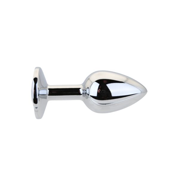n12814-toosh-silver-metal-butt-plug-small-clear-stone-1 Toosh Silver Metal Butt Plug Small Clear Stone