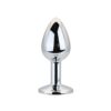n12814-toosh-silver-metal-butt-plug-small-clear-stone Toosh Silver Metal Butt Plug Small Clear Stone