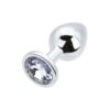 n12815-toosh-silver-metal-butt-plug-medium-clear-stone-2 Toosh Silver Metal Butt Plug Medium Clear Stone