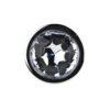 n12815-toosh-silver-metal-butt-plug-medium-clear-stone-jewel Toosh Silver Metal Butt Plug Medium Clear Stone