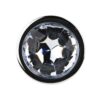 Toosh Silver Metal Butt Plug Large Clear Stone