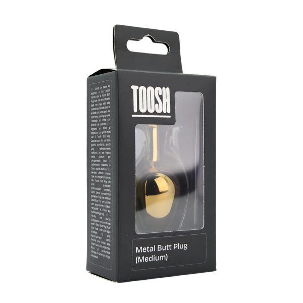 n12818-toosh-gold-metal-butt-plug-medium-clear-stone-pkg-1 Toosh Gold Metal Butt Plug Medium Clear Stone