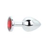 n12821-toosh-silver-metal-butt-plug-medium-red-stone-2 Toosh Silver Metal Butt Plug Medium Red Stone