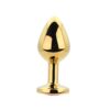n12824-toosh-gold-metal-butt-plug-medium-red-stone Toosh Gold Metal Butt Plug Medium Red Stone